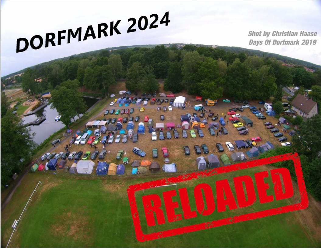 Plakat: Sciroccotreffen "Dorfmark Reloaded"
